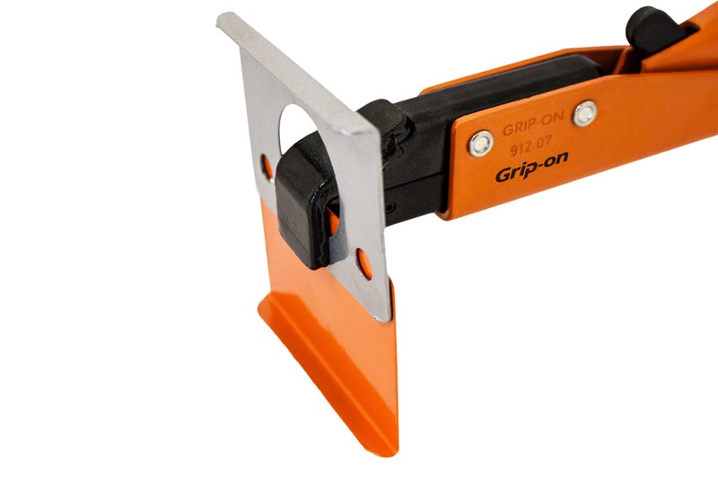 Grip-On 91207 7-Inch Axial Grip L-Shaped Locking Pliers in Orange Epoxy - Image 2